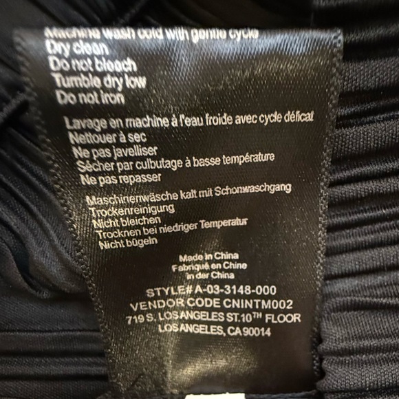 ANINE BING Black Billie Plissé Pleated Trousers Women’s Size Small NWT - Picture 11 of 14